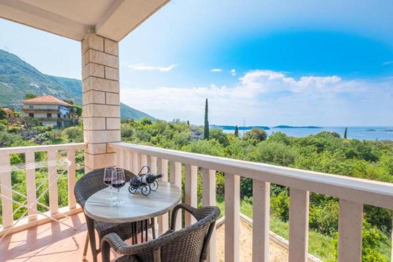 Villa Panorama Dubrovnik Mlini Exteriör bild